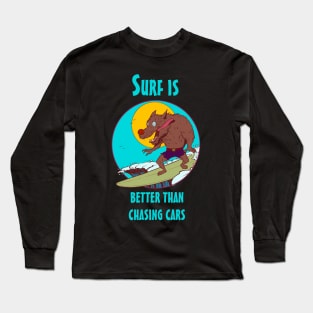 surf wolf Long Sleeve T-Shirt